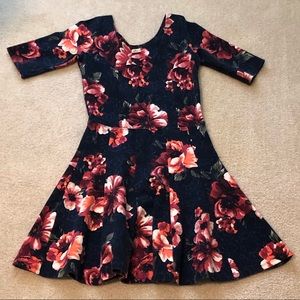 Mini floral dress
